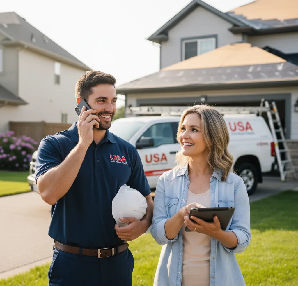 USA Roof Repair Experts customer support in Prather